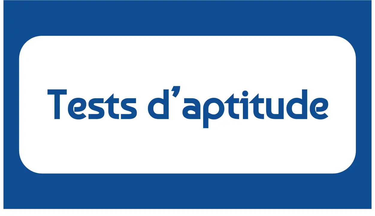Test D Aptitude Formation Professionnelle